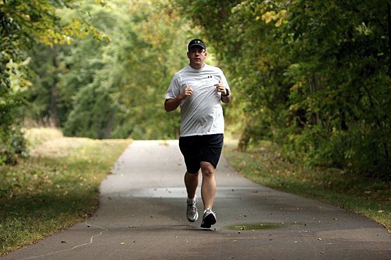 Fr. Carlson Running