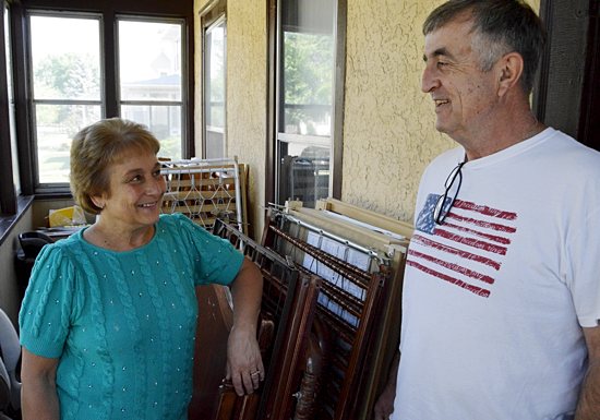 Margee Adrian and her husband, Denny, spend their retirement rescuing, refurbishing, delivering and even setting up baby equipment for needy families across the Twin Cities metro area. Bob Zyskowski/The Catholic Spirit