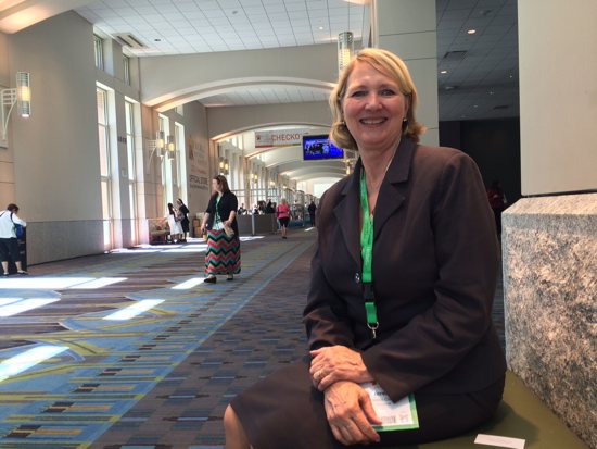 Teresa Stanton Collett at the World Meeting of Families in Philadelphia, where she presented on the concept of dignity. Maria Wiering/The Catholic Spirit