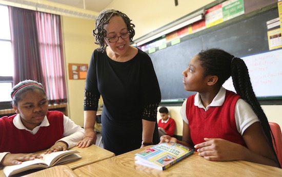 Dorwatha Woods is retiring after 29 years as principal of Ascension Catholic School in north Minneapolis. Ascension pastor Father Dale Korogi said, "Ms. Woods has spent her life living out the conviction that every child has the right to an excellent education, and she has been a leader in making that happen." Dave Hrbacek/The Catholic Spirit