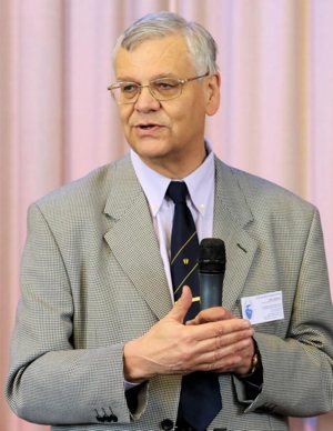 Neil Addison, a Catholic lawyer and director of the Liverpool-based Thomas More Legal Centre, speaks April 16 at the New Life Evangelical Church in Congleton, England. Catholic schools that set up gender-neutral toilets or changing rooms to accommodate rising numbers of transgender students could be sued in the event of a sex attack, Addison warned. CNS photo/Simon Caldwell