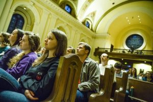 Students listening