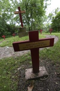 A cemetery where Ursuline Sisters are buried sits on the Villa Maria property. Dave Hrbacek/The Catholic Spirit
