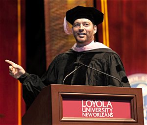 Harry Connick Jr. gives the commencement address at Loyola University New Orleans May 20. Connick both regaled crowds and drew upon his multifaceted career and his Catholic upbringing as he shared advice for a meaningful and successful life beyond graduation. CNS