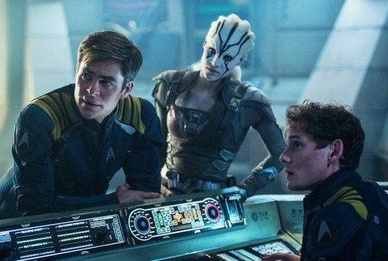 Chris Pine, Sofia Boutella and Anton Yelchin star in a scene from the movie "Star Trek Beyond." The Catholic News Service classification is L -- limited adult audience, films whose problematic content many adults would find troubling. The Motion Picture Association of America rating is PG-13 -- parents strongly cautioned. Some material may be inappropriate for children under 13. CNS photo/Paramount