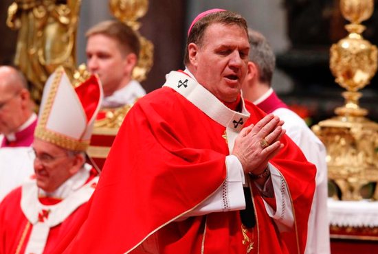Cardinal-designate Joseph Tobin of Indianapolis is pictured in a 2010 photo at the Vatican. Pope Francis has accepted the resignation of Archbishop John Myers of Newark, N.J., and named Cardinal-designate Tobin to succeed him. CNS photo/Paul Haring)