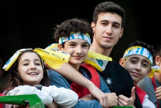 Pope Francis asked 45,000 children preparing for confirmation to promise Jesus they would never engage in bullying.