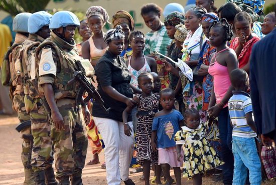 U.N. peacekeeping troops