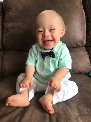 Lucas Warren is the first child with Down syndrome selected to be a "Gerber baby."