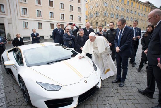 Papal Lamborghini