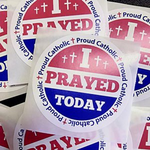 "I Voted" stickers are seen Nov. 6 in Baton Rouge, La.