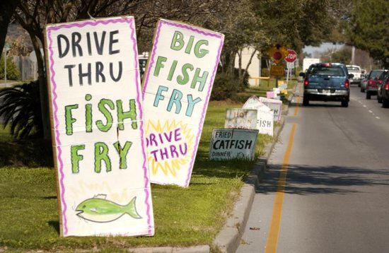 The fish fry has become a savory staple of parish fellowship during Lent. In New Orleans, several parishes vary their menus each Friday, with such offerings as shrimp and okra, blackened catfish, shrimp and grits, shrimp pasta Alfredo, crab and corn bisque, and, for the healthy eater, even grilled redfish.