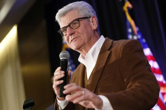 Mississippi Gov. Phil Bryan signed the "heartbeat" bill into law March 21, 2019, which makes abortion illegal in the state after a fetal heartbeat is detected. He is pictured in a Nov. 27, 2018, photo.