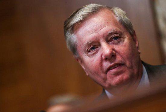U.S. Sen. Lindsey Graham, R-S.C., is pictured on Capitol Hill in Washington April 9, 2019. Graham, who presented the legislation for the Pain-Capable Unborn Child Protection Act over a year ago, opened an April 9 hearing on Capitol Hill held by the Senate Judiciary Committee, stressing that his bill is humane and backed by scientific evidence.