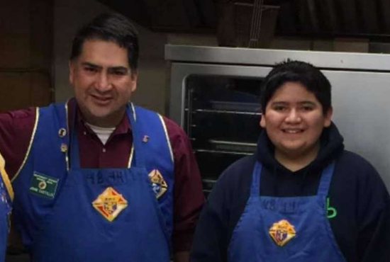 Kendrick Castillo and his father, John Castillo.