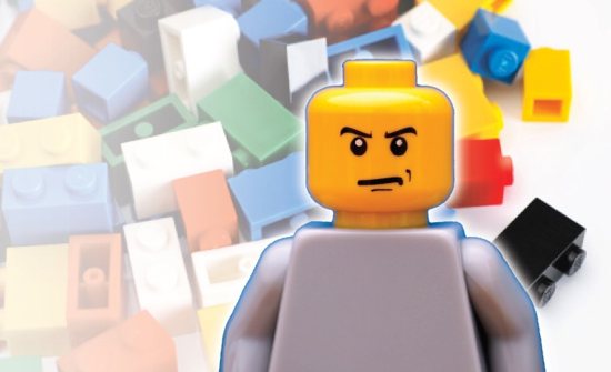 Angry lego guy