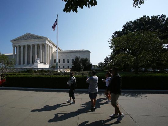 The U.S. Supreme Court is seen in Washington Oct. 1, 2019. 