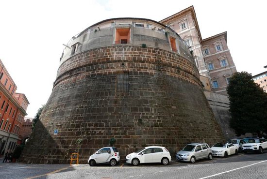 The tower of the Institute for Works of Religion