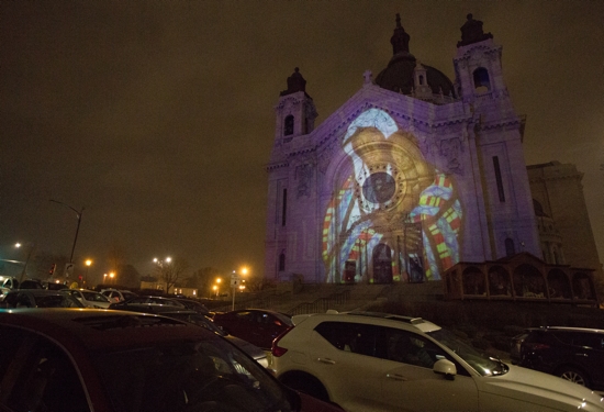 Cathedral light show