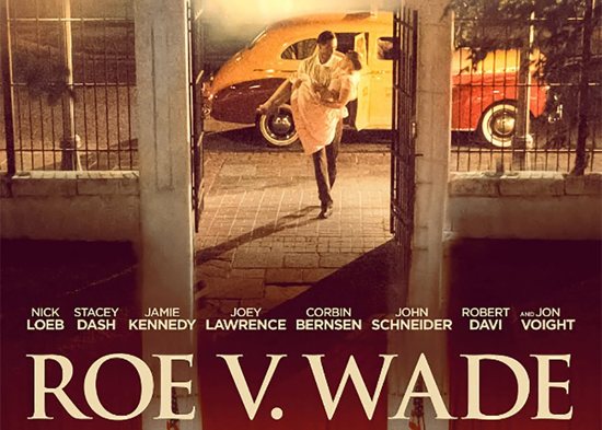 This is the movie poster for "Roe v. Wade." The Catholic News Service classification is A-III -- adults. The Motion Picture Association rating is PG-13 -- parents strongly cautioned. Some material may be inappropriate for children under 13.