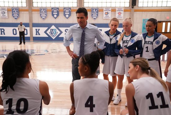 John Stamos stars in a scene from the television series "Big Shot," premiering on Disney+ April 16, 2021.