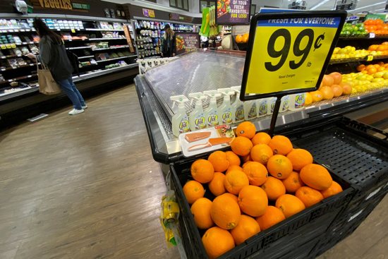 A supermarket is seen in this illustration photo. On Aug. 16, 2021, the Biden administration approved a permanent increase of over 25% for food stamp benefits known as the Supplemental Nutrition Assistance Program, or SNAP.
