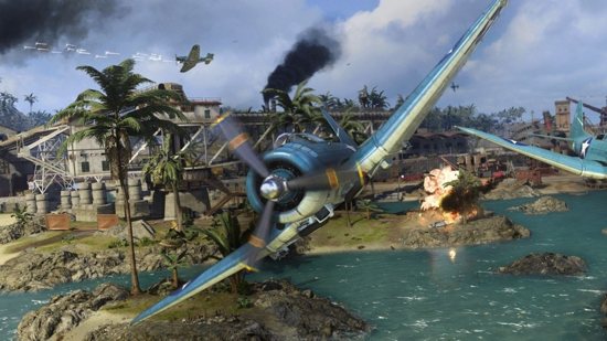 This is a scene from the video game "Call of Duty: Vanguard." The Catholic News Service classification is L -- limited adult audience, material whose problematic content many adults would find troubling. The Entertainment Software Rating Board rating is M -- mature.