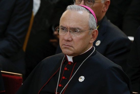 Archbishop Edgar Peña Parra, substitute secretary for general affairs in the Vatican Secretariat of State, is pictured in Maputo, Mozambique, in this Sept. 5, 2019, file photo. Archbishop Peña and Cardinal Pietro Parolin, Vatican secretary of state, have tested positive for COVID-19, the Vatican press office confirmed Jan. 18.