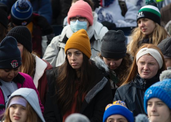 Pro-life advocates attend the annual March for Life in Washington Jan. 21, 2022.