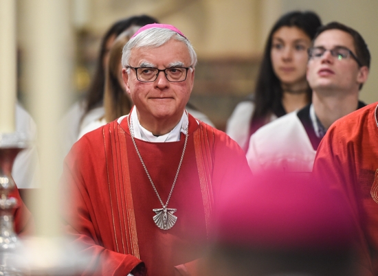 Archbishop Heiner Koch of Berlin is pictured in a Sept. 20, 2016, photo. During a May 17, 2022, ecumenical service at Twelve Apostles Church in Berlin, Archbishop Koch asked forgiveness for the church's discrimination against people because of their sexual orientation.