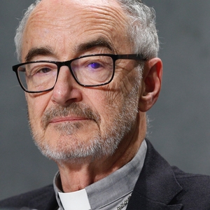 Canadian Cardinal Michael Czerny, prefect of the Vatican Dicastery for Promoting Integral Human Development, is pictured at the Vatican Feb. 12, 2020. His office announced a major restructuring Sept. 14, 2022, to respond better to issues of concern of bishops' conferences.