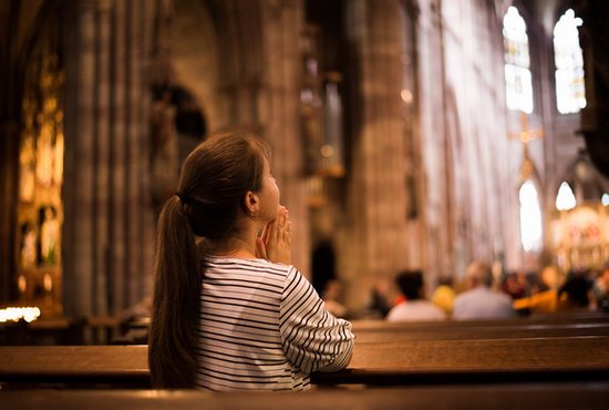 Mass Woman Praying