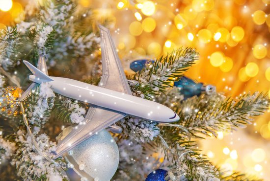 Christmas ornament plane