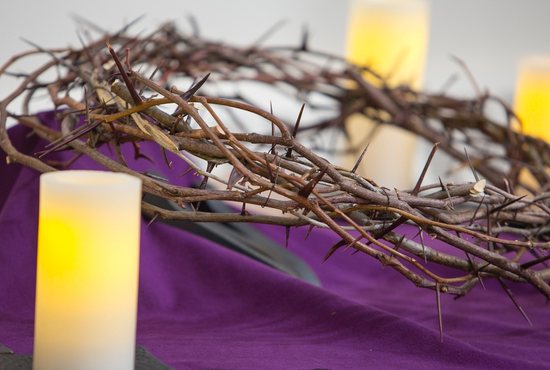 A file photo shows a crown of thorns at St. Bonaventure Church in Paterson, N.J. The sacrament of penance in the Roman rite sounds slightly different this Lent, thanks to approved changes in the English translation set to take effect in a few weeks.