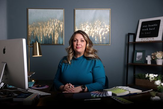 Web designer Lorie Smith in her office in Littleton, Cole., Nov. 28, 2022. On June 30, 2023, the U.S. Supreme Court ruled in favor of her right to refuse to create websites for same-sex couples because of her Christian beliefs about traditional marriage.