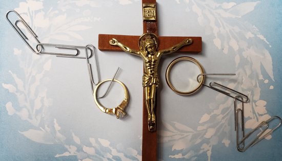 This photo illustration is a reminder to couples that Christ needs to be a part of every marriage. Catholics in divorce ministry share their thoughts on the Synod on Synodality's working document, and what they would like the global synod to address regarding pastoral ministry to the divorced and the civilly remarried.