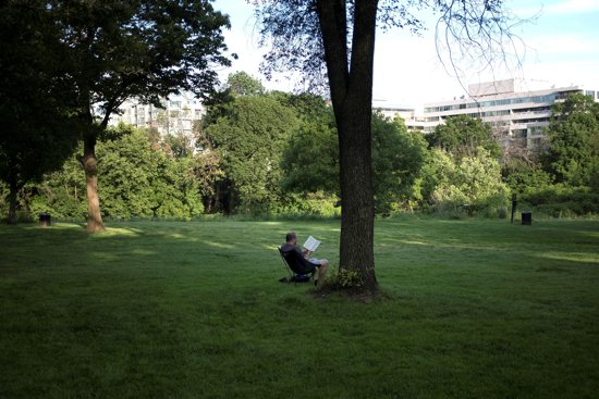 A person is seen in a file photo reading a book alone while sitting along the Rock Creek Trail in Washington. A recent analysis shows the share of 40-year-olds in the U.S. who have never married has reached 25% -- a record high -- and flags a ministry need the church often struggles to meet.