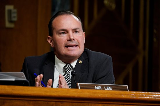 U.S. Sen. Mike Lee, R-Utah, is pictured on Capitol Hill in Washington Nov. 10, 2020. Legislation introduced Sept. 19, 2023, by Rep. Chip Roy, R-Texas, and 25 House Republicans, as well as companion legislation sponsored by Lee in the Senate, seeks the repeal of the FACE Act, saying it weaponizes federal power against pro-life individuals.