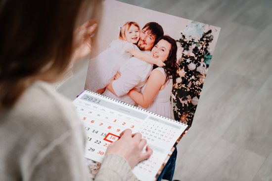 Family photo calendar