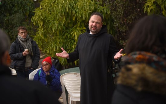 Then-Father Nikodemus Schnabel, spokesman for the Benedictine Dormition Abbey on Mount Zion in Jerusalem’s Old City, is pictured in a Jan. 23, 2022, photo. The Benedictine, who is now head of the abbey, described a Feb. 3, 2024, incident where he was spit at by Jewish extremists in the Old City as as "heartbreaking," describing the suspects as "hooligans of religion."