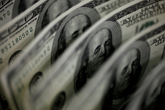 U.S. dollars are seen in this illustration photo.