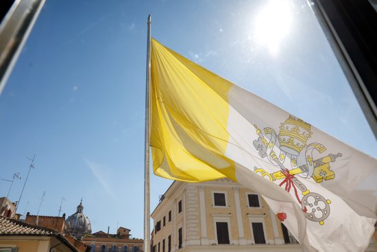 The Palazzo della Cancelleria, a Vatican-owned building in Rome that houses several Vatican tribunals, is seen in this Sept. 12, 2023 photo.