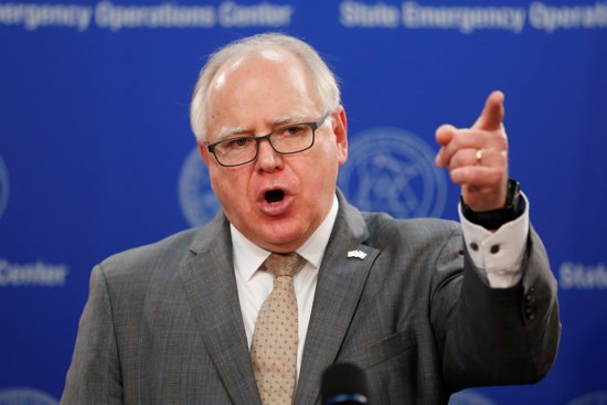 Democratic Minnesota Gov. Tim Walz is pictured in a June 3, 2020, photo. Vice President Kamala Harris announced Aug. 6, 2024, that she has selected Walz as her running mate on the Democratic ticket for the 2024 presidential election.