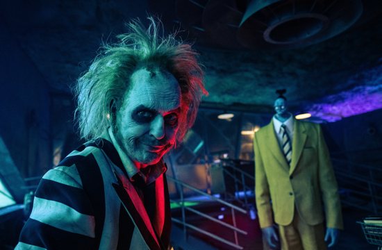 Michael Keaton stars in a scene from the movie "Beetlejuice Beetlejuice." The OSV News classification is L -- limited adult audience, films whose problematic content many adults would find troubling. The Motion Picture Association rating is PG-13 -- parents strongly cautioned. Some material may not be suitable for children. 