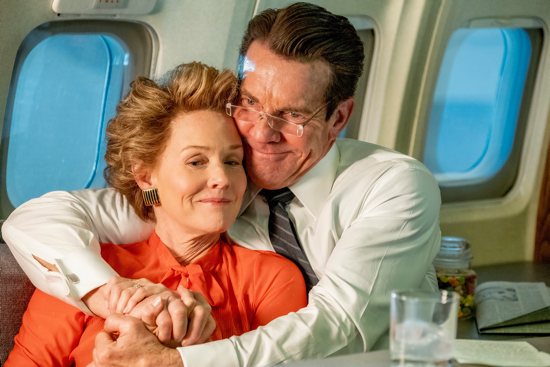 Penelope Ann Miller and Dennis Quaid star in the movie "Reagan." The OSV News classification is A-III -- adults. The Motion Picture Association rating is PG-13 -- parents strongly cautioned. Some material may be inappropriate for children under 13.