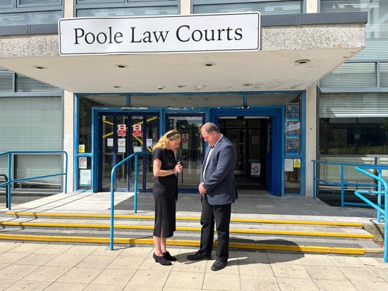 Adam Smith-Connor, the father and army veteran criminally-charged for praying silently near an abortion facility in Bournemouth, prays outside Poole Magistrates Court with Isabel Vaughan-Spruce, who was arrested twice for praying outside an abortion facility. The English and Welsh bishops have criticized a decision by the British government to put "buffer zones" around all abortion clinics, which could see Christians arrested for offering private prayers. This legislation, which will come into force from Oct. 31, 2024, criminalizes a range of activities within a 492 feet or 150 meters of an abortion facility, the Home Office said Sept. 18, 2024.