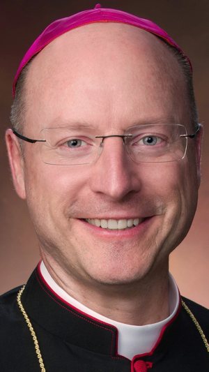 Bishop W. Shawn McKnight of Jefferson City, Mo., is pictured in a Jan. 18, 2019, photo. Bishop McKnight has recently banned some hymns within his diocese identified to have doctrinal error or whose composition is by persons credibly accused of abuse.