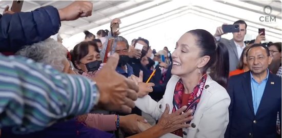 Mexican President Claudia Sheinbaum appears in a video released by the Mexican bishops' conference March 10, 2025. In the video, the Mexican bishops called on the country to confront "the culture of death and throwaway culture" and reiterated a call for unity as the Mexico faces U.S. President Donald Trump's promises to impose 25% tariffs on Mexican exports if migrants continue crossing the U.S. border and fentanyl is not stamped out.
