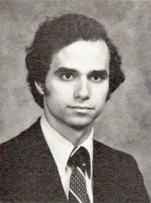 Robert F. Prevost, the future Pope Leo XIV, during his senior year at Villanova University in Villanova, Pa., is pictured in this undated photo.