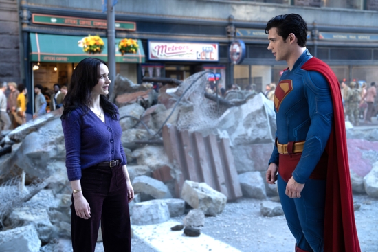 David Corenswet, Rachel Brosnahan star in a scene from the movie "Superman." The OSV News classification is A-III -- adults. The Motion Picture Association rating is PG-13 -- parents strongly cautioned. Some material may be inappropriate for children under 13.